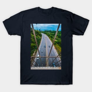 Don Valley Parkway on a Cloudy Day. Landscape Photograph T-Shirt